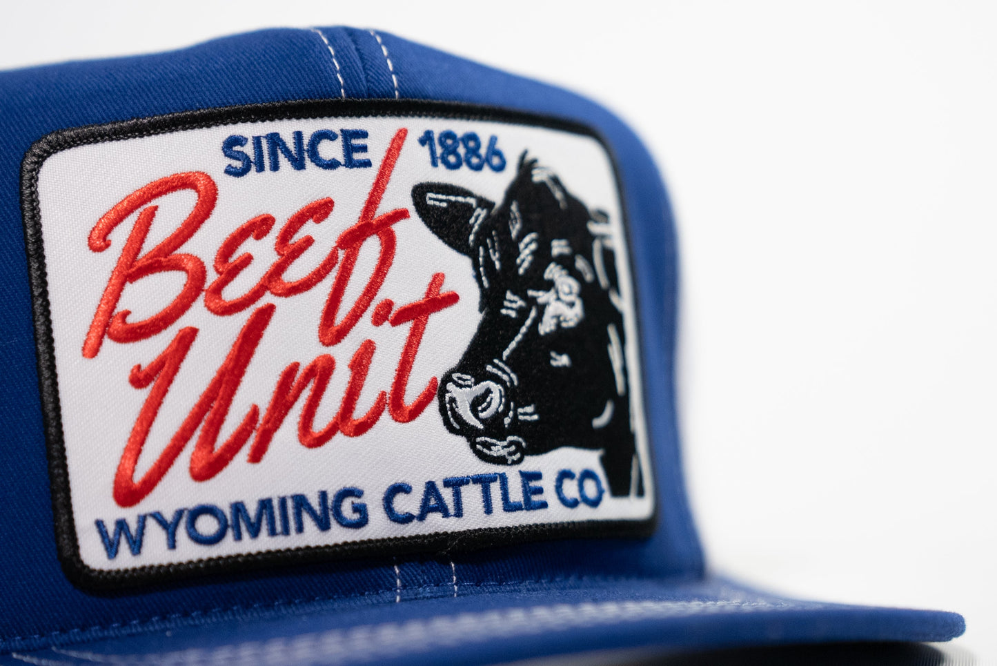Wyoming Cattle Co Beef Unit Patch Hat