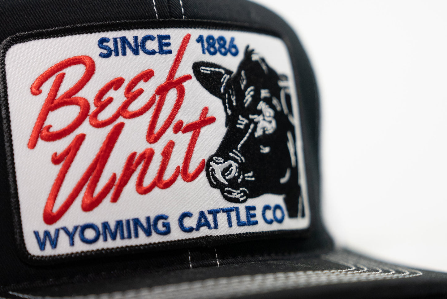 Wyoming Cattle Co Beef Unit Patch Hat