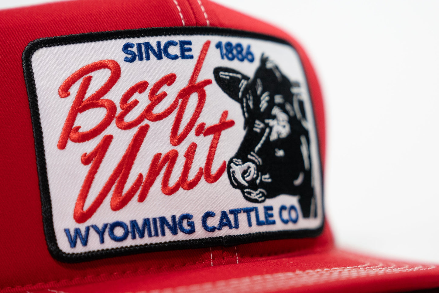 Wyoming Cattle Co Beef Unit Patch Hat