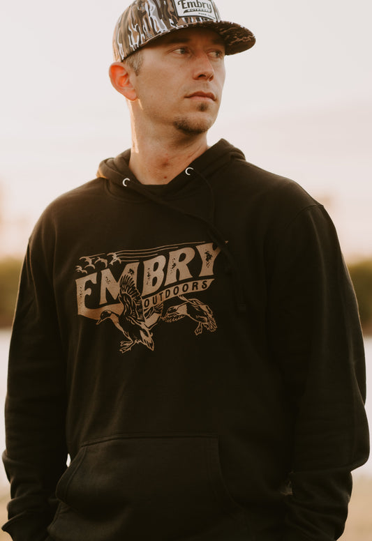 Migration Fleece Hoodie - Black