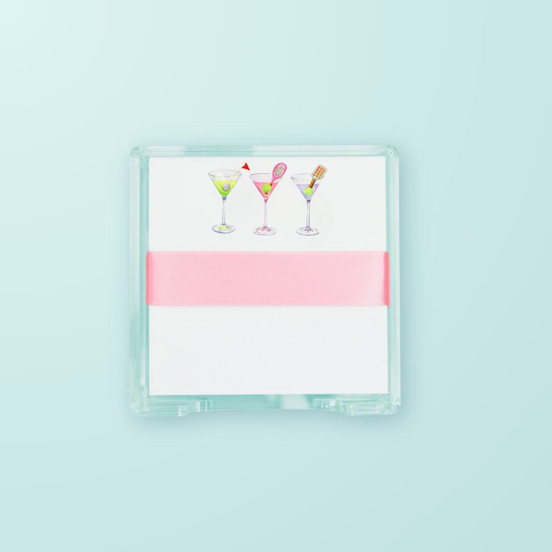 Country Club Cocktails Desk Set