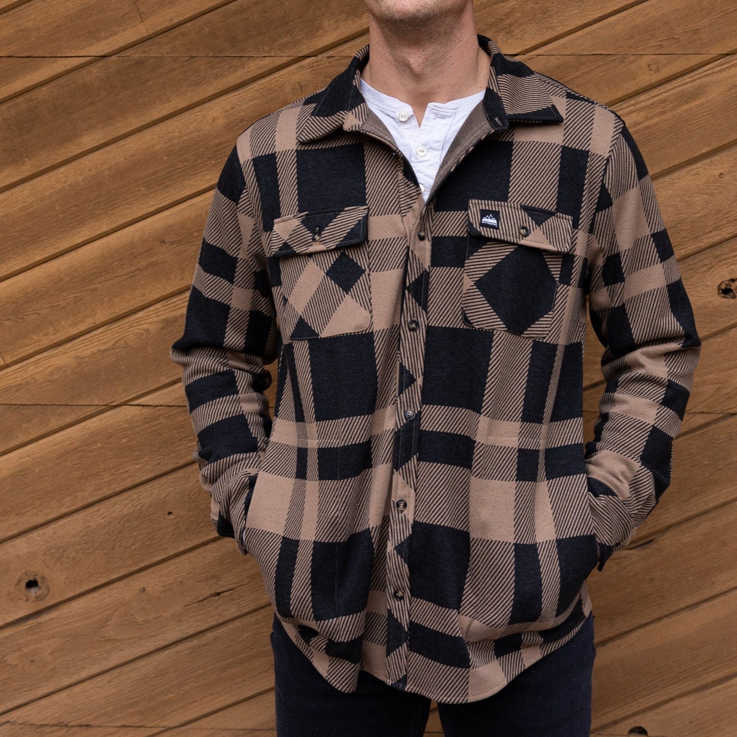 Legend Stretch Shacket (Wood / Anthracite)