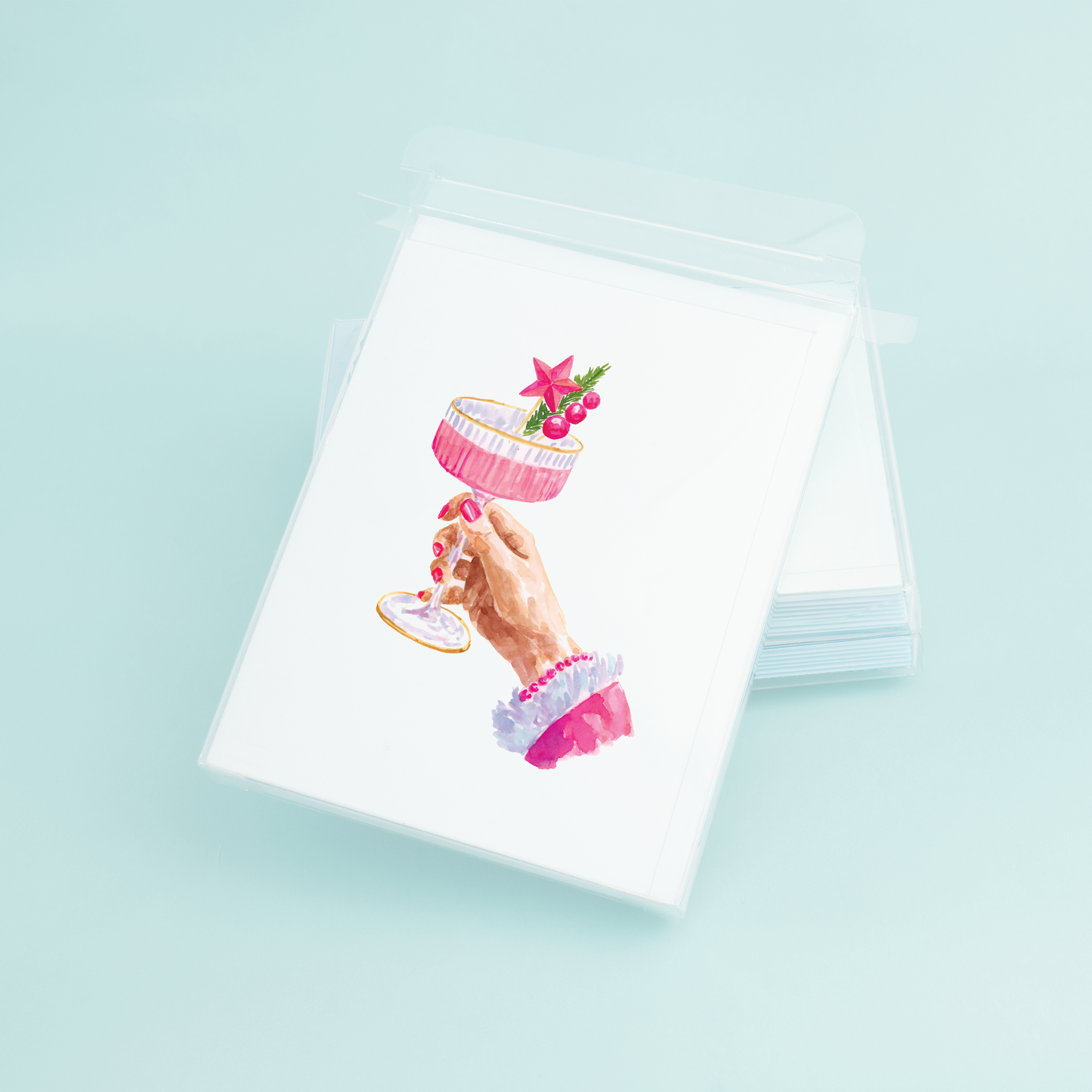 Pink Christmas Cocktail