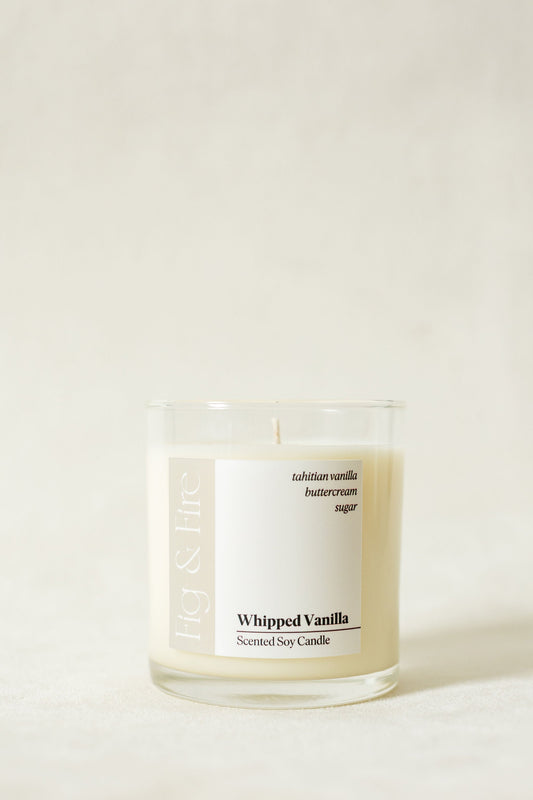 Whipped Vanilla Soy Candle (Natural, Vegan & Non-Toxic)