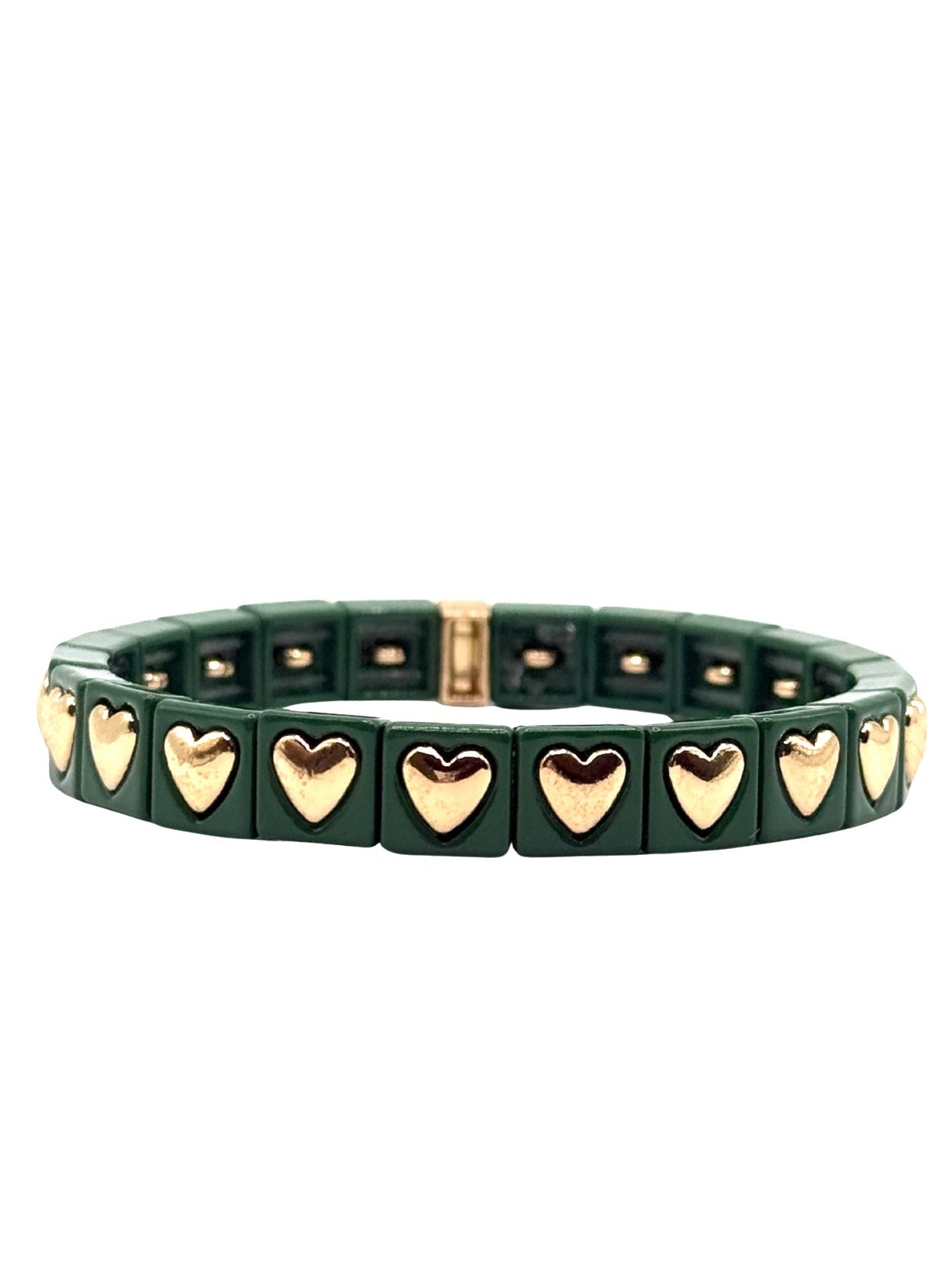 The Colored Bubble Heart Bracelet