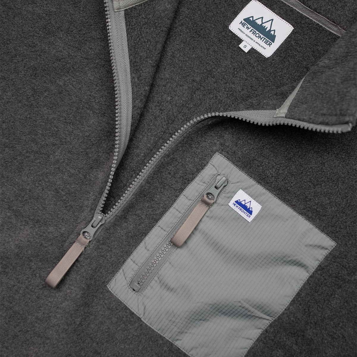 Women's Cropped Fleece - 1/4 Zip (Shadow)