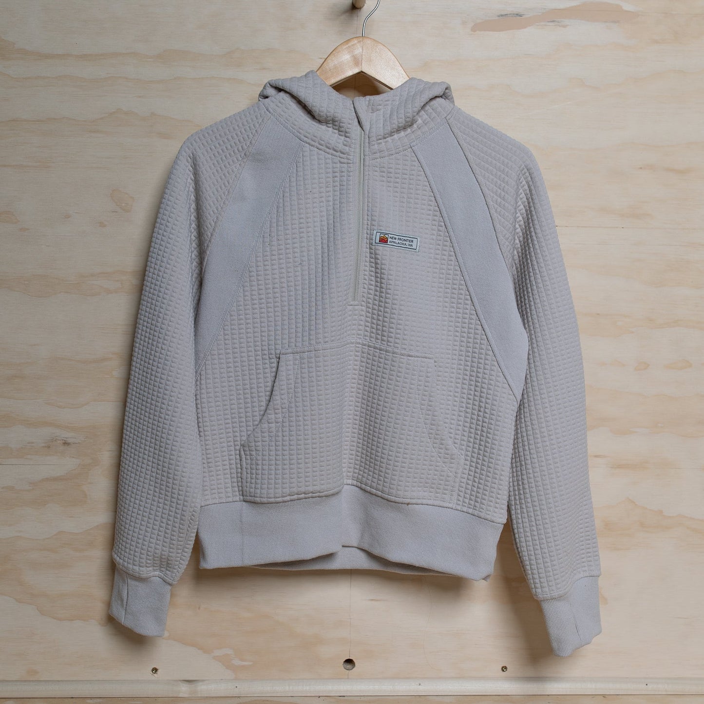 Women's Waffle Tech Hoodie (Stone)