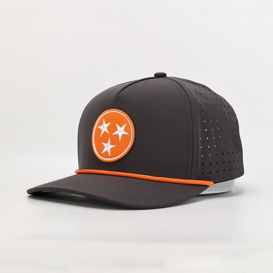 Good Shot Performance Hat - Tri-Star Smokey Grey
