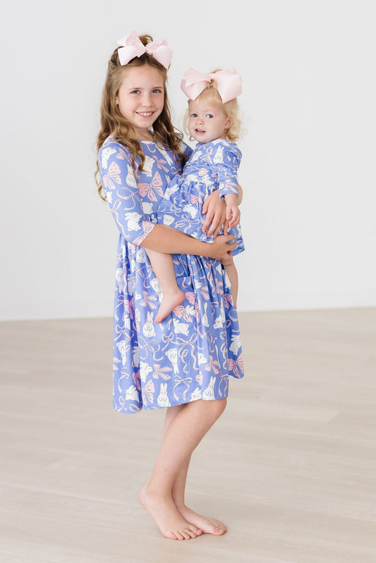 Hop, Skip & Twirl 3/4 Sleeve Twirl Bodysuit