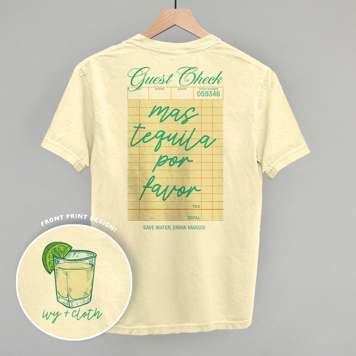 Mas Tequila Por Favor (Back Print)
