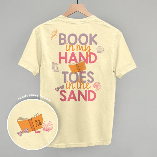 Book In My Hand, Toes In The Sand (Back Print)