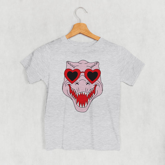 Dino Heart Glasses (Pink) (Kids)