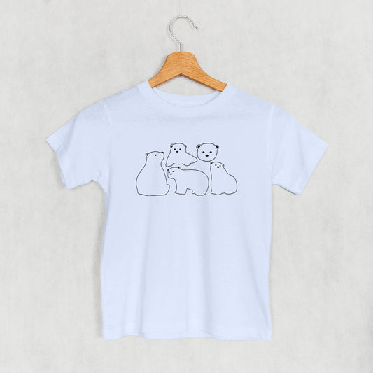 Polar Bears Outline (Kids)