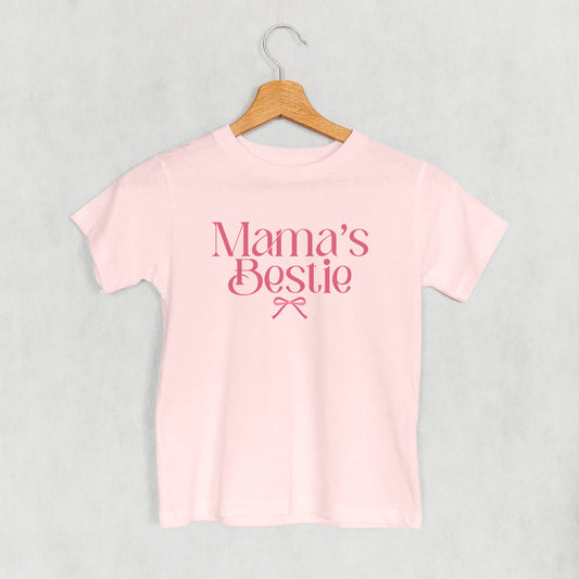 Mama's Bestie Pink Bow (Kids)