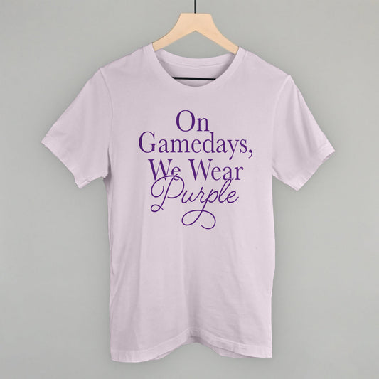 On Gamedays, We Wear Purple