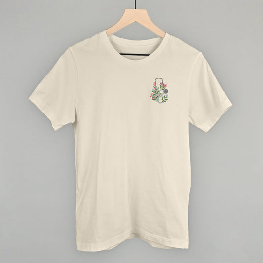 Floral Stethoscope (Left Chest)