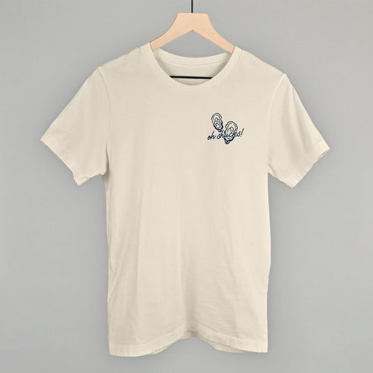Oh Shucks Oysters (Navy Blue) (Left Chest)