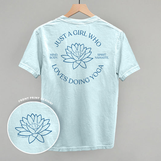 Just A Girl Who Loves Doing Yoga (Back Print)