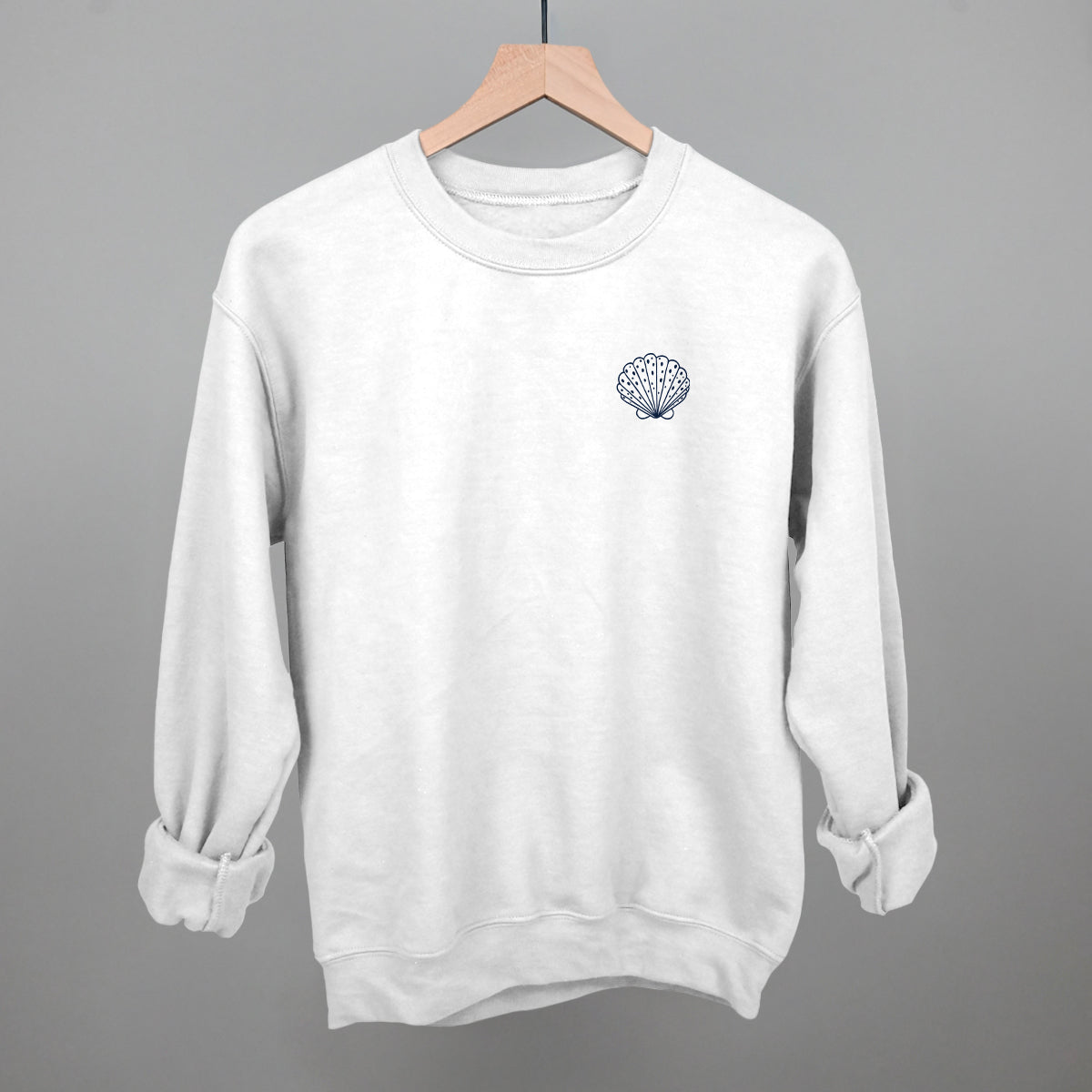 Speckled Seashell (Navy Blue) (Left Chest)