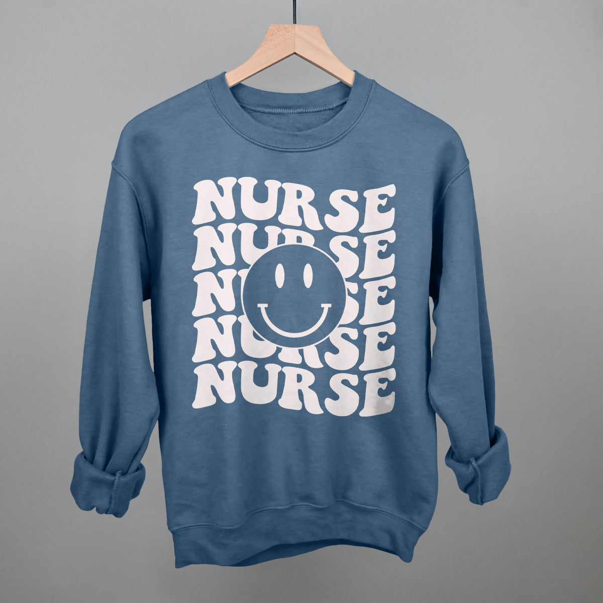 Retro Nurse Smiley (Repeated)