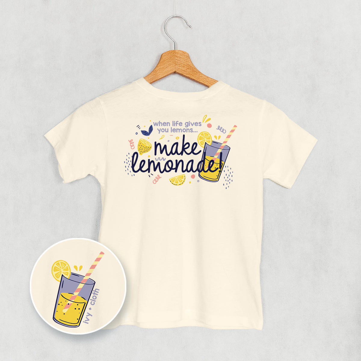 Make Lemonade Doodle (Kids Back Print)