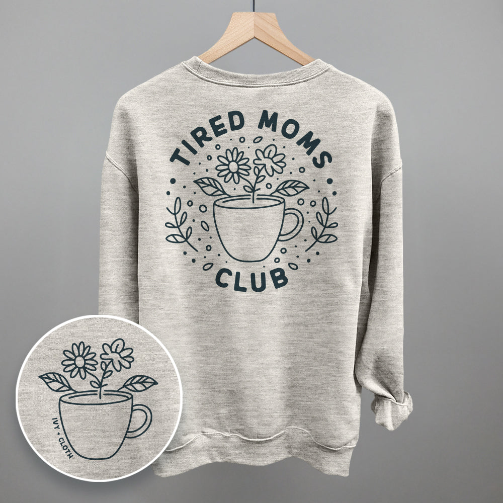 Tired Moms Club Floral (Back Print)
