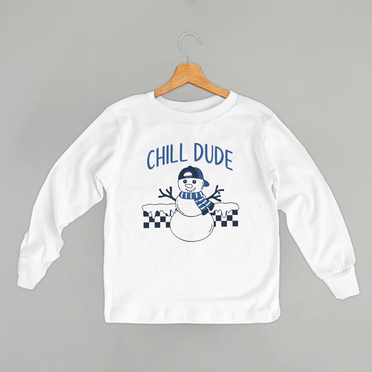 Chill Dude Snowman Doodle (Kids)