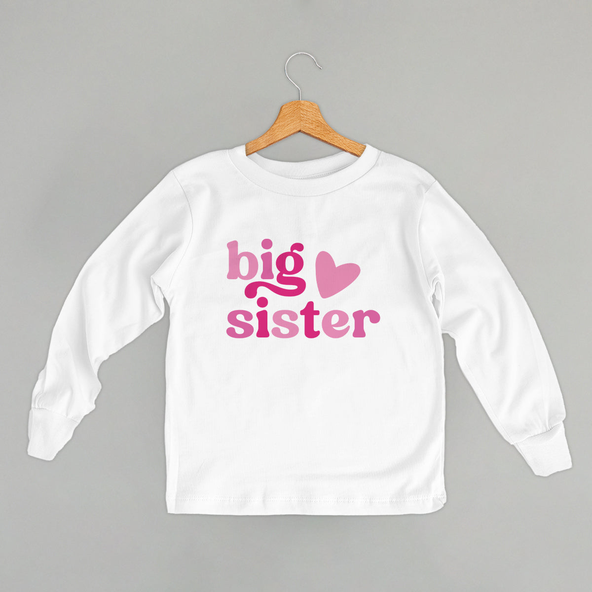 Big Sister Pink Heart (Kids)