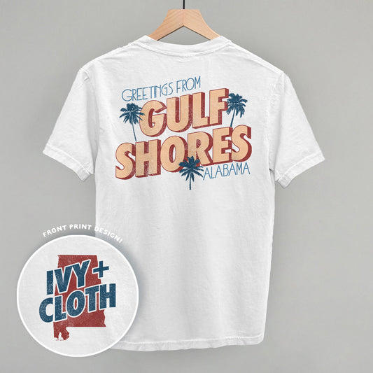 Greetings From Gulf Shores (Back Print)