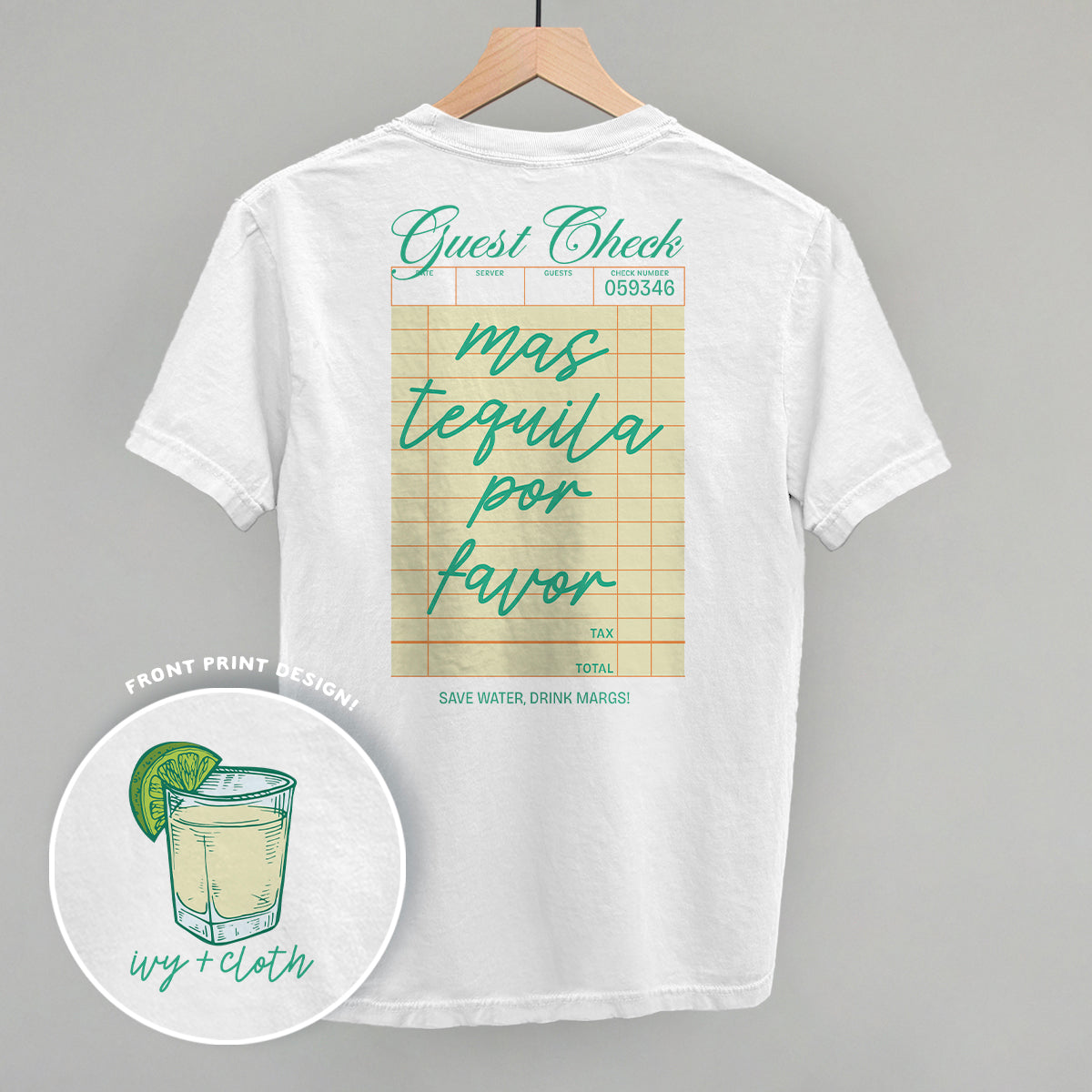 Mas Tequila Por Favor (Back Print)