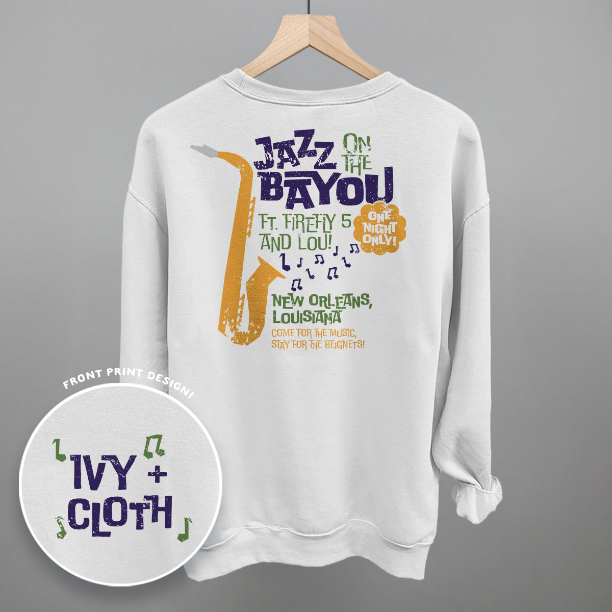 Jazz On The Bayou (Back Print)