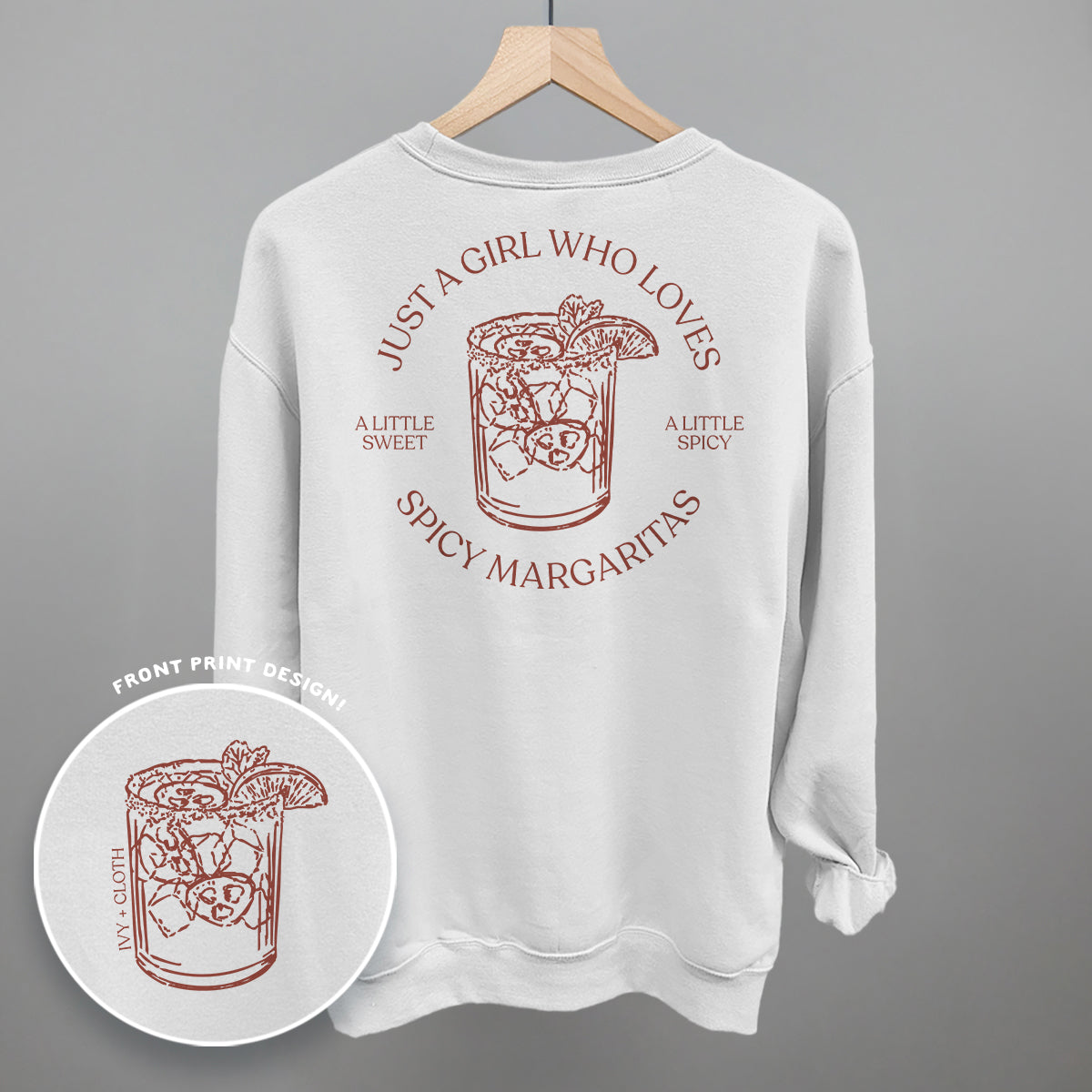 Just A Girl Who Loves Spicy Margaritas (Back Print)