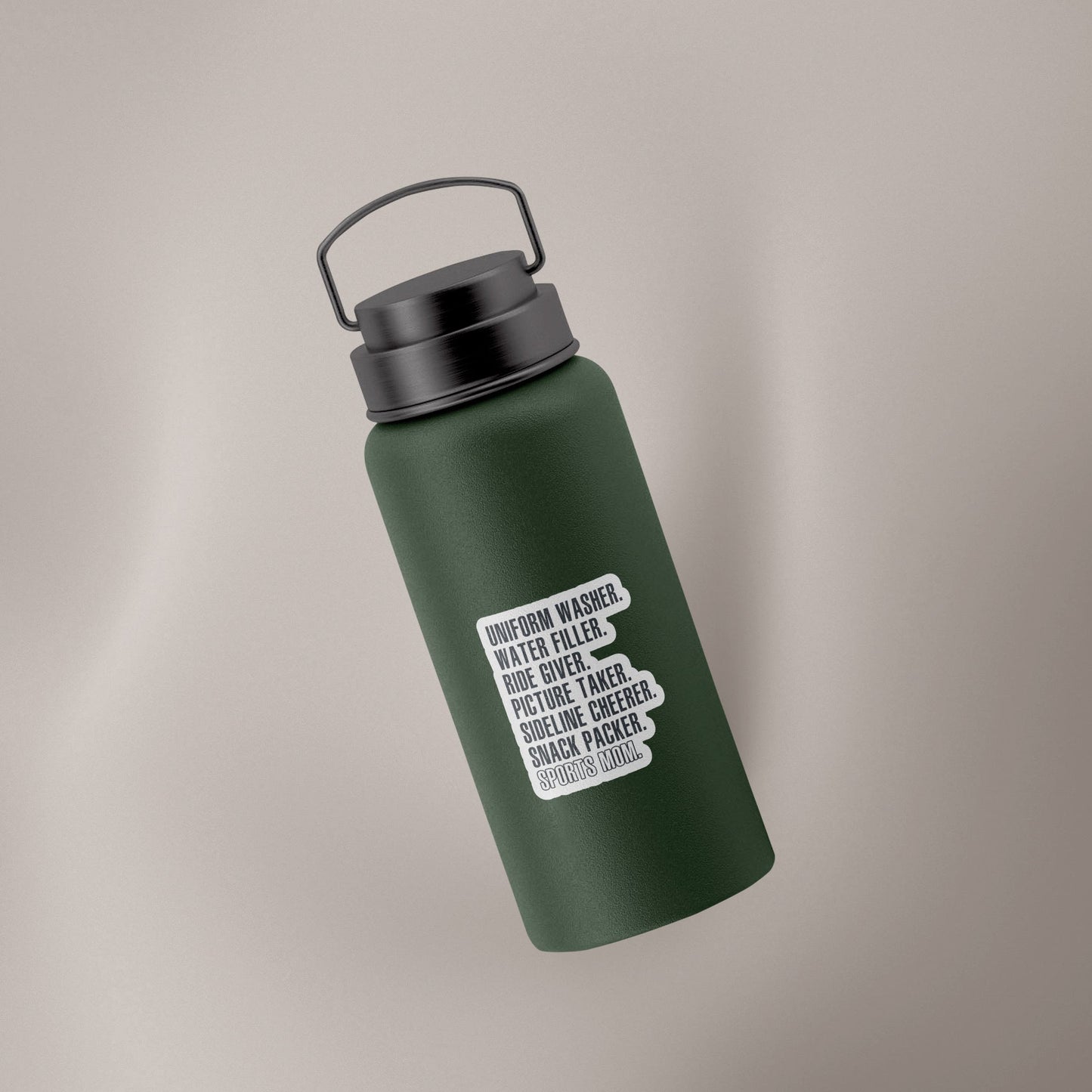 Sports Mom (Grey) Decal