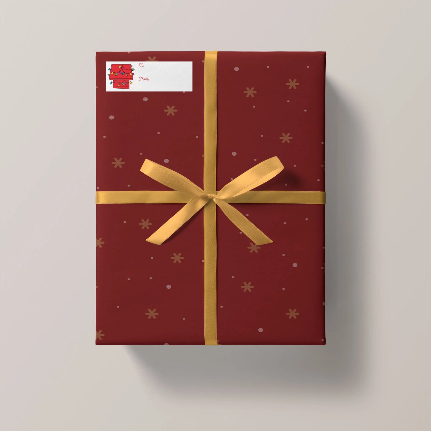 Charlie Brown Holiday Tags (Sticker Sheet)