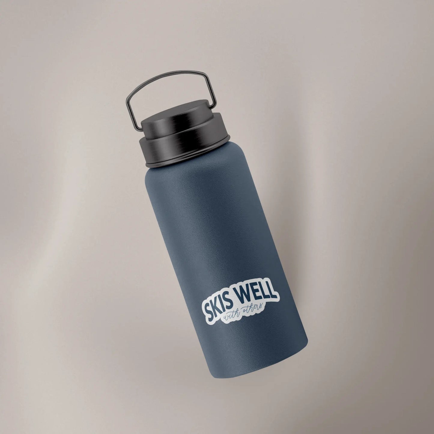 Skis Well With Others (Decal)