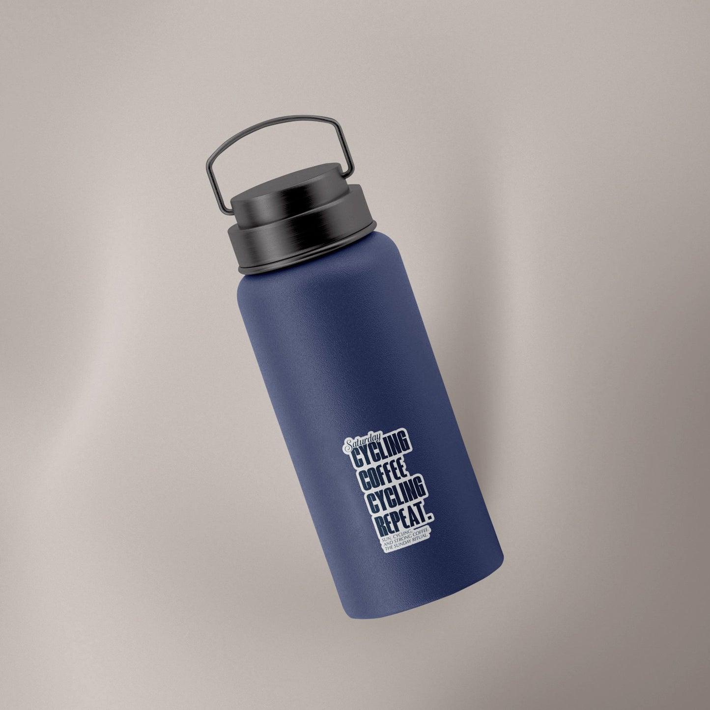 Saturday Cycling and Coffee (Decal)