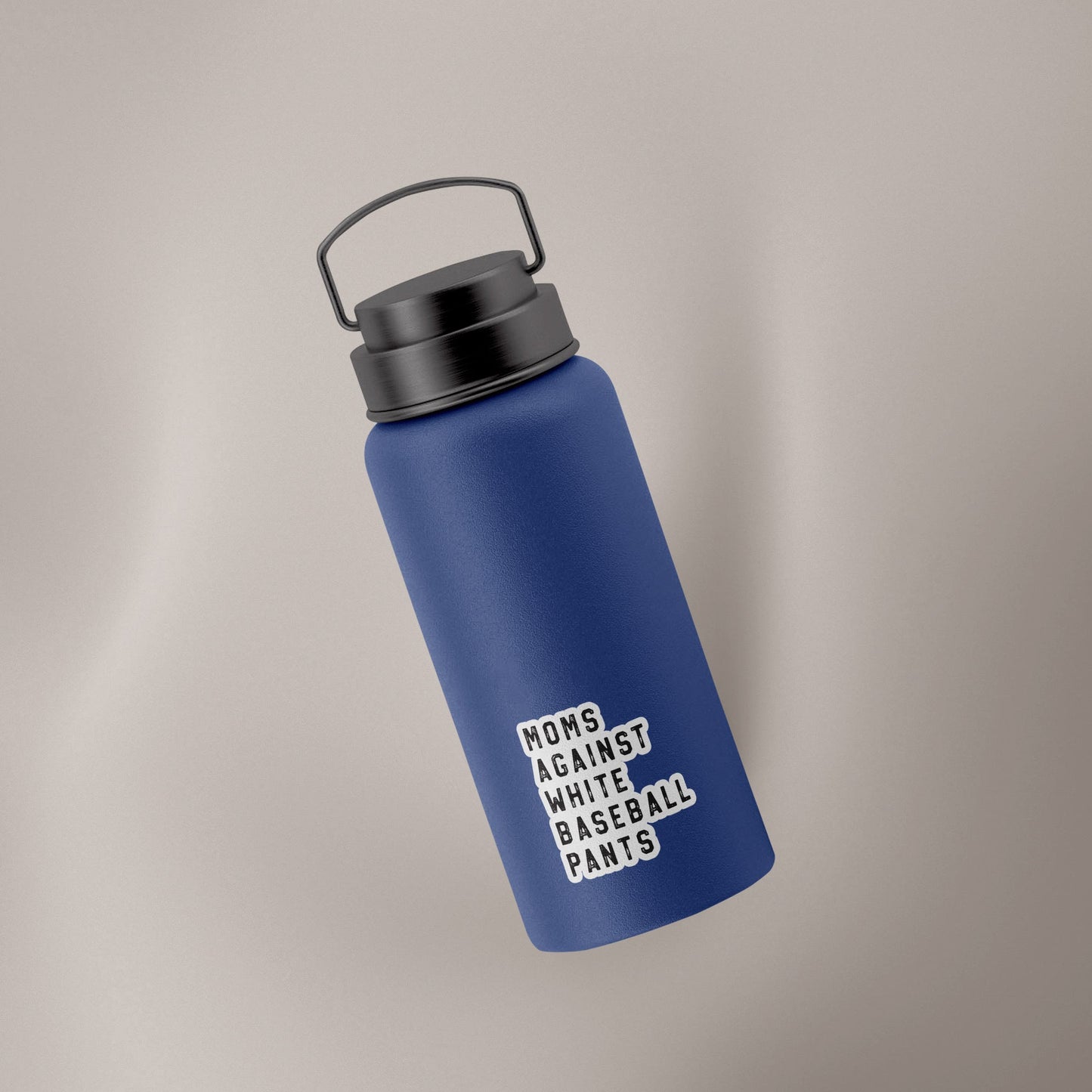 Moms Against White Baseball Pants (Decal)