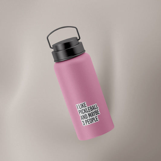 I Like Pickleball And Maybe 3 People (Decal)