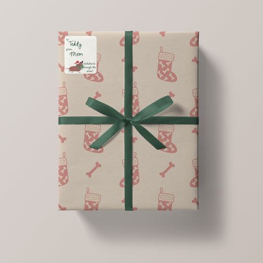 Dog Holiday Tags (Sticker Sheet)