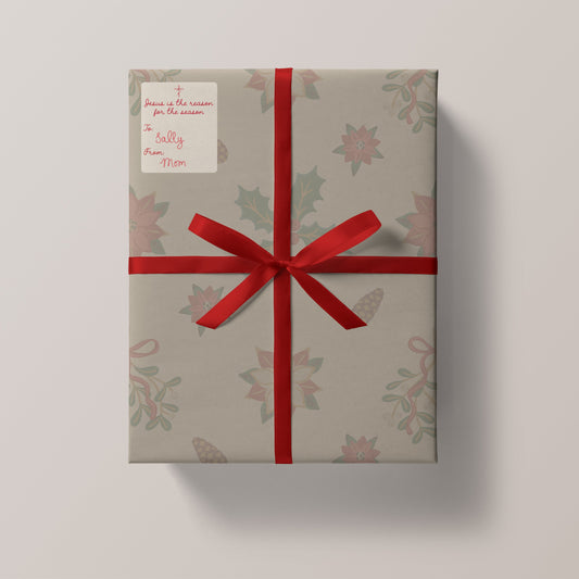 Faith Holiday Tags (Sticker Sheet)