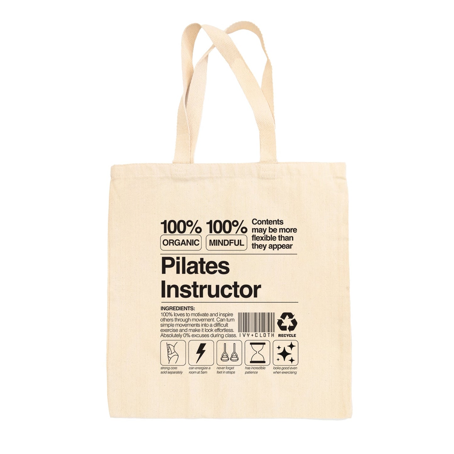 Pilates Instructor Tote Bag