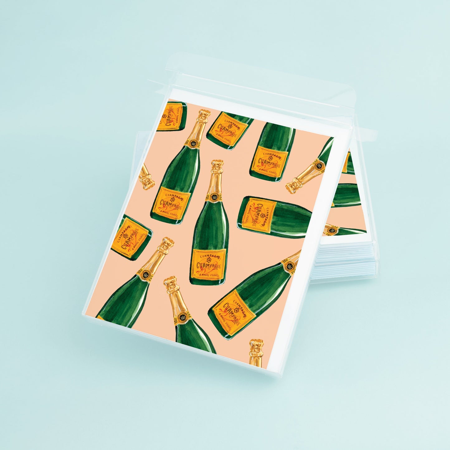 Champagne Bottles - Orange