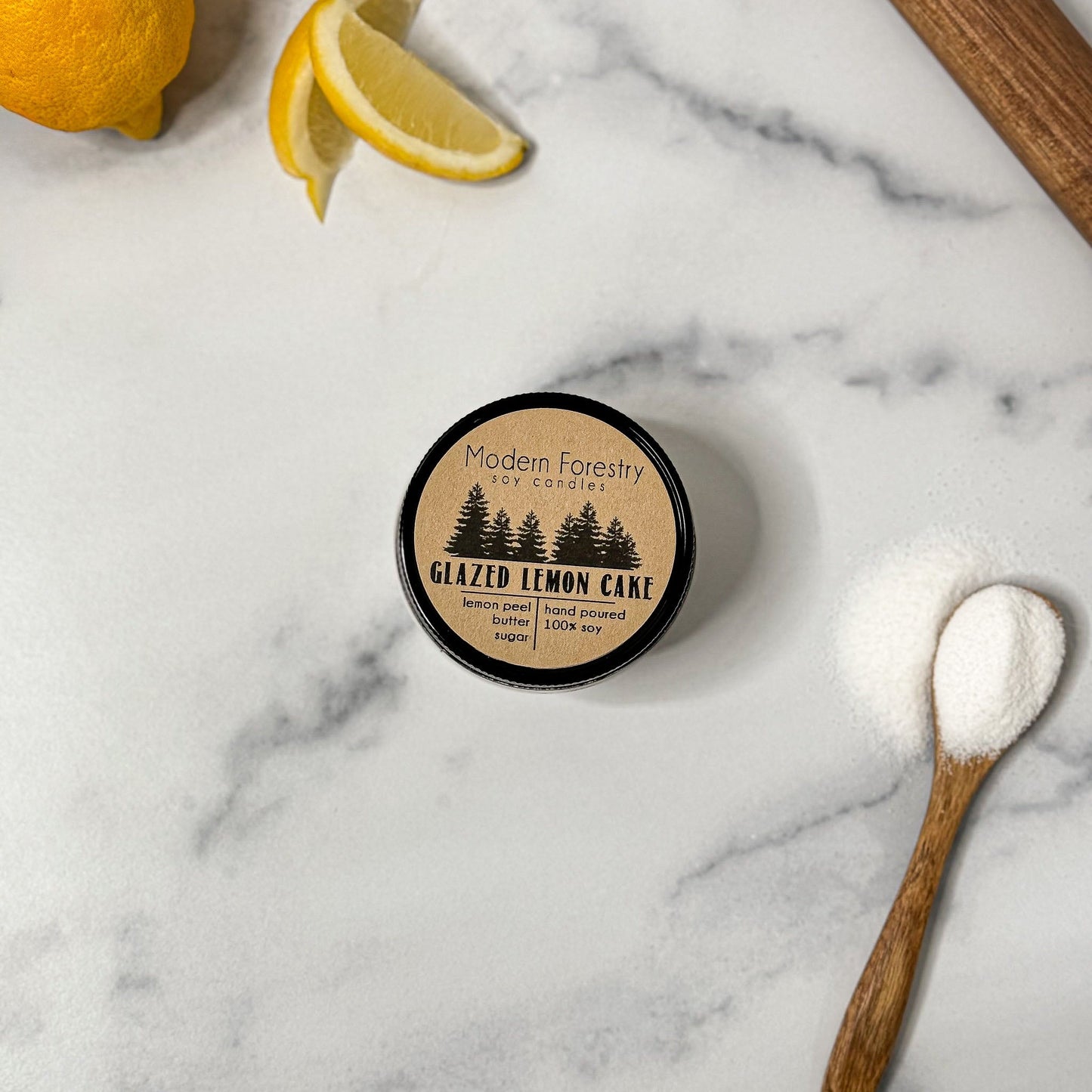 Glazed Lemon Cake Candle