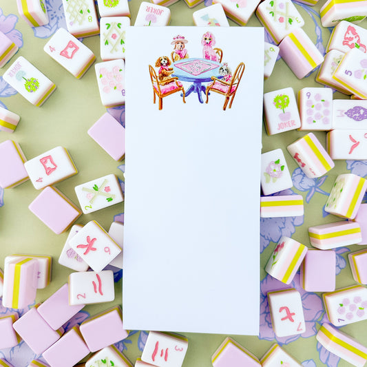 Dogs Playing Mahjong Listpad