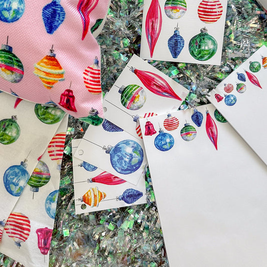 Retro Ornaments Gift Tags Assortment
