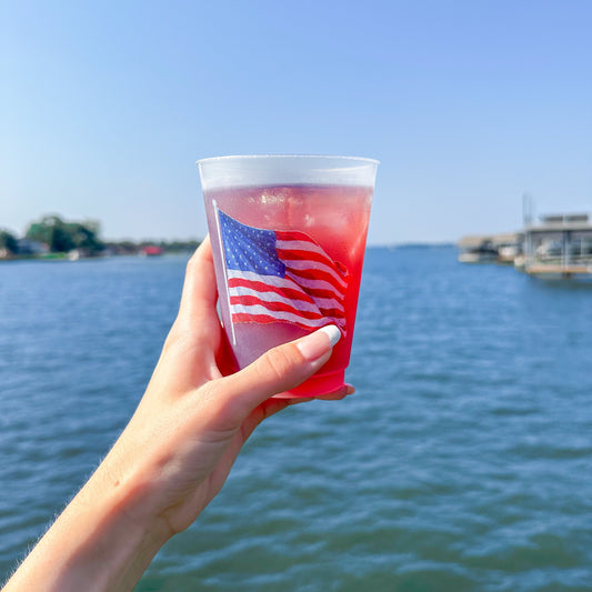 American Flag Cups