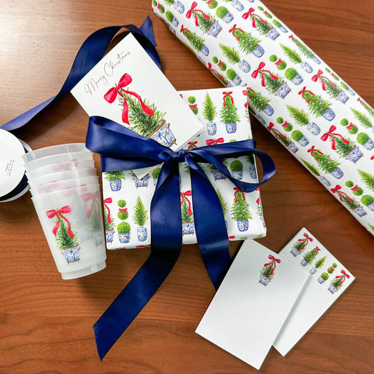 Christmas Chinoiserie Wrapping Paper