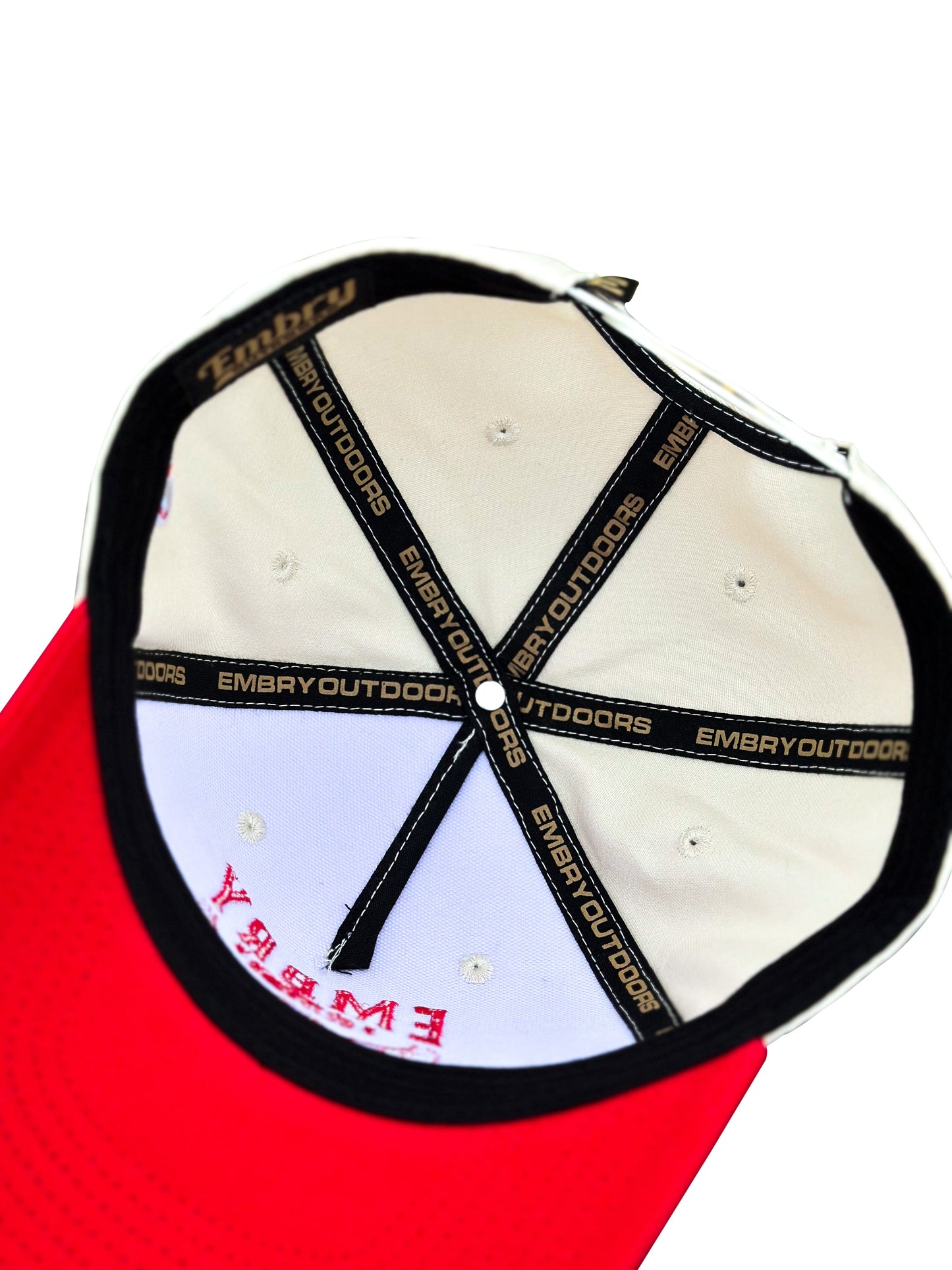 Cream/Red "Flyway" Trucker