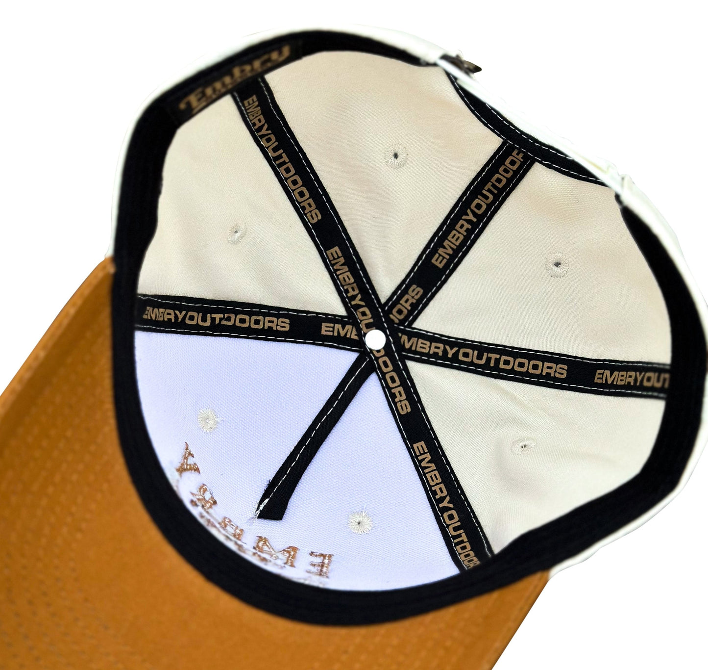 Cream/Amber Flyway Trucker