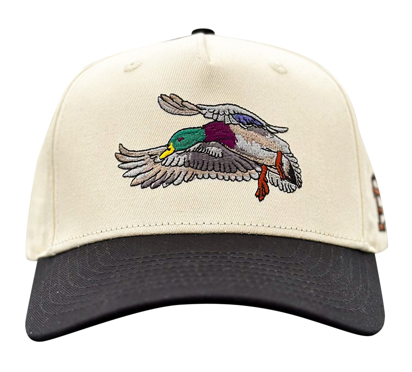 Cream/Black Mallard Trucker